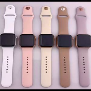 Apple Watch Strap Silicone Pink 38 or 40mm